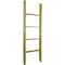 Ekena Millwork 19"W x 60"H x 3 1/2"D Vintage Farmhouse 4 Rung Ladder, Barnwood Decor Collection, Restoration Green DECR019X060X04LDRGR - alternate 1
